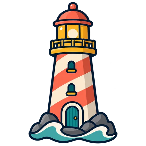 Lighthouse sticker